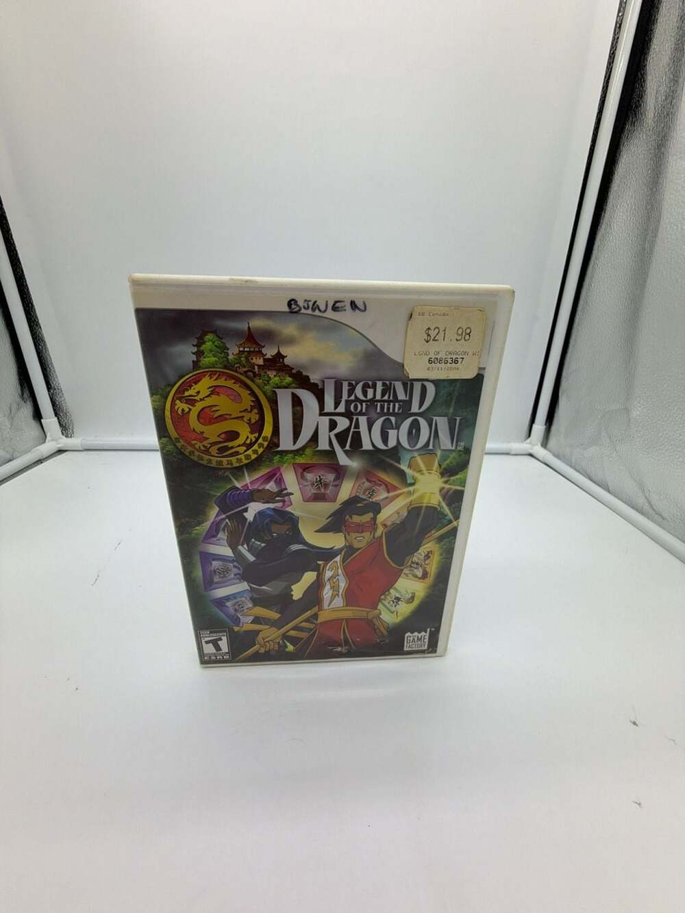 Legend of the Dragon Nintendo Wii Game ( tested)
